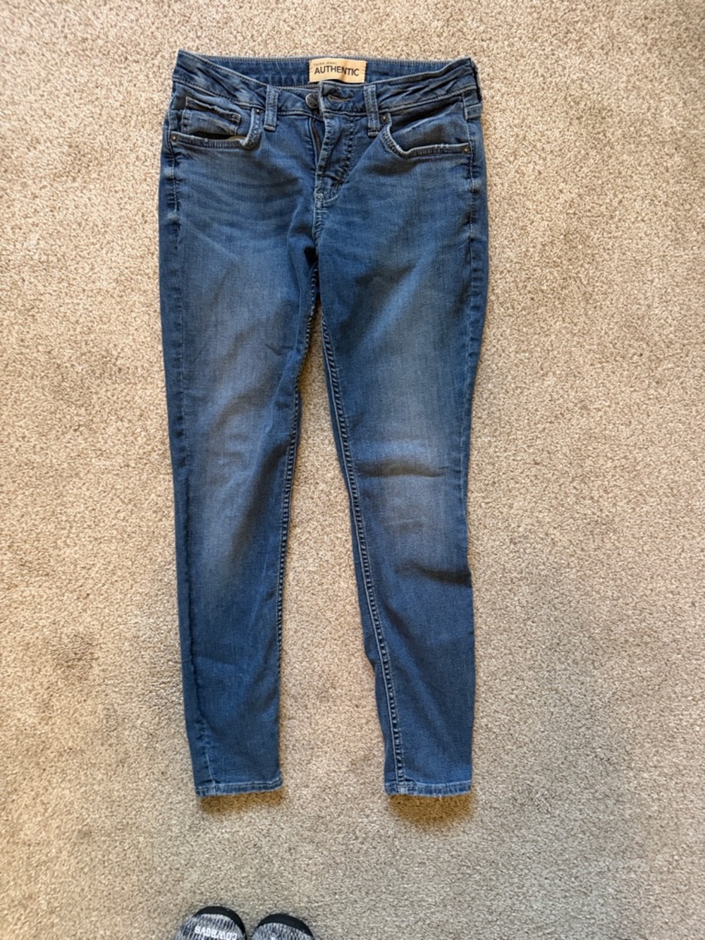 Silver Jeans Indigo Stretch Skinny Jeans